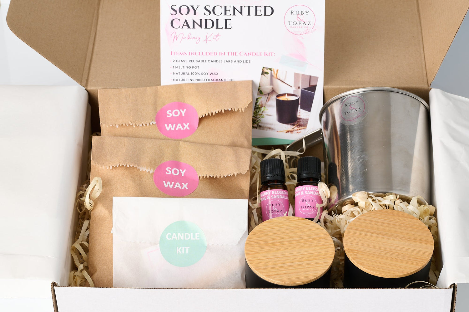 2 SOY CANDLE MAKING KIT