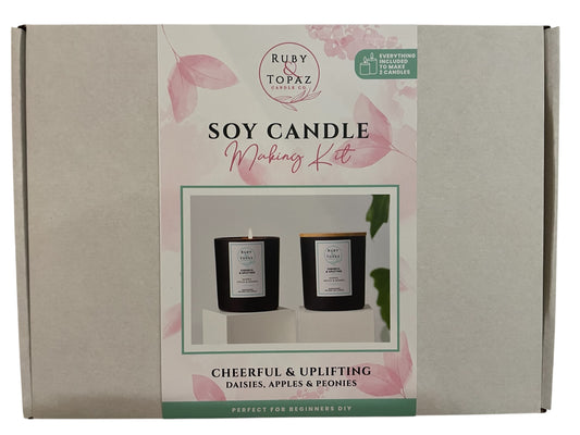 CHEERFUL & UPLIFTING 2 SOY CANDLE MAKING KIT